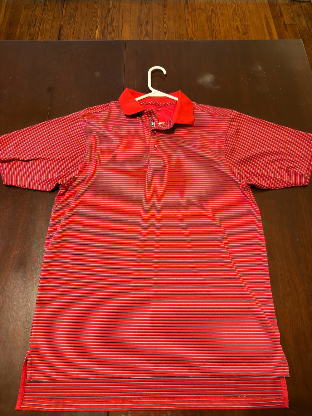 Bobby Jones Red Striped Polo Shirt